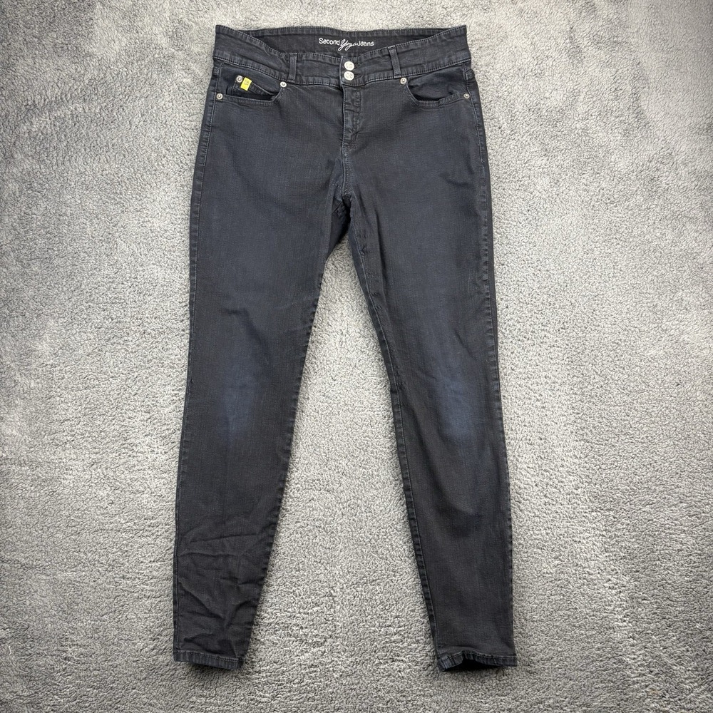 Second Yoga Jeans Women 33 (33x30) Stretch Denim Made‎ In Canada